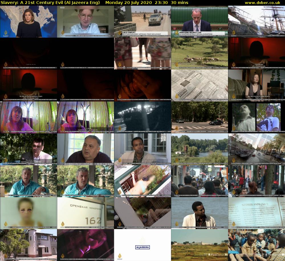 Slavery: A 21st Century Evil (Al Jazeera Eng) Monday 20 July 2020 23:30 - 00:00
