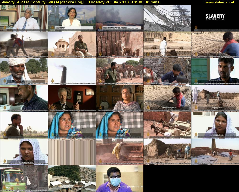 Slavery: A 21st Century Evil (Al Jazeera Eng) Tuesday 28 July 2020 10:30 - 11:00
