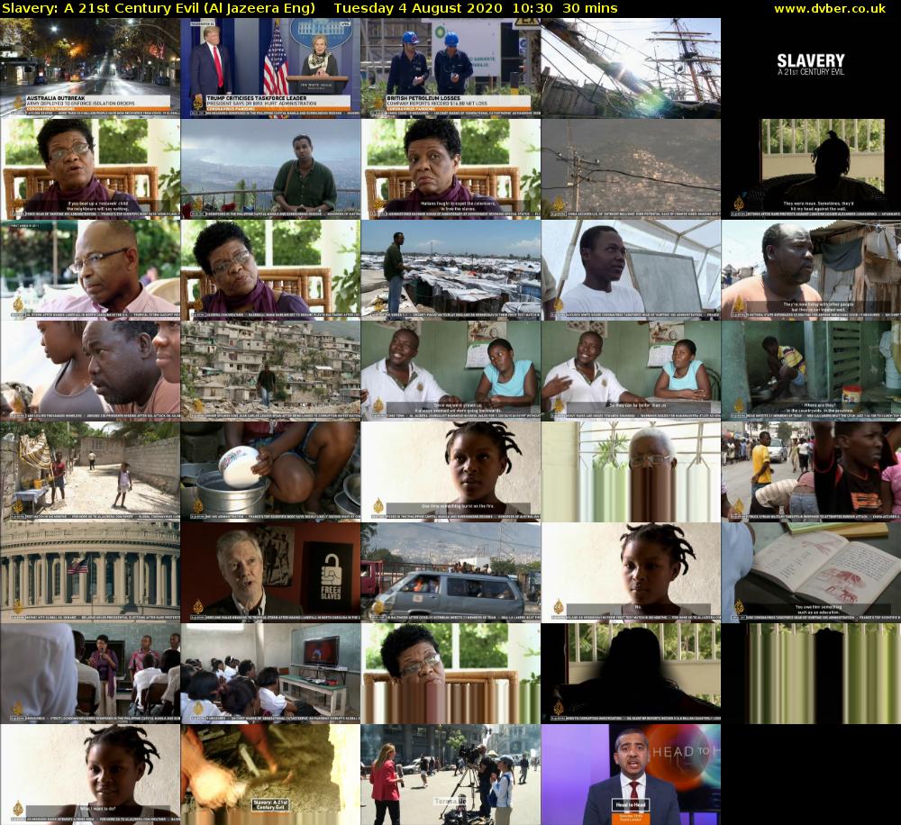 Slavery: A 21st Century Evil (Al Jazeera Eng) Tuesday 4 August 2020 10:30 - 11:00