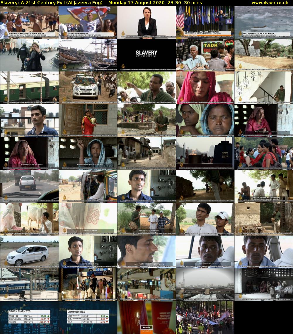 Slavery: A 21st Century Evil (Al Jazeera Eng) Monday 17 August 2020 23:30 - 00:00