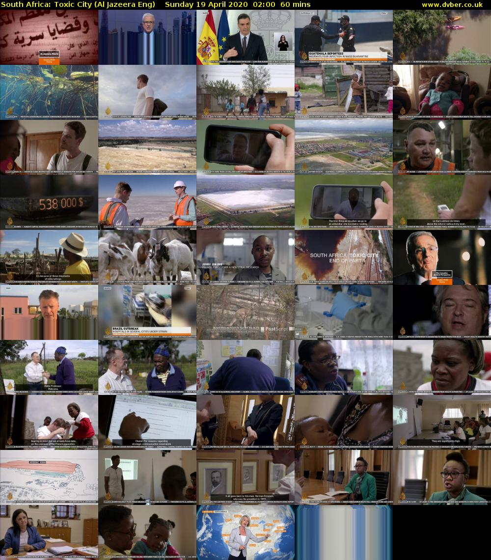 South Africa: Toxic City (Al Jazeera Eng) Sunday 19 April 2020 02:00 - 03:00