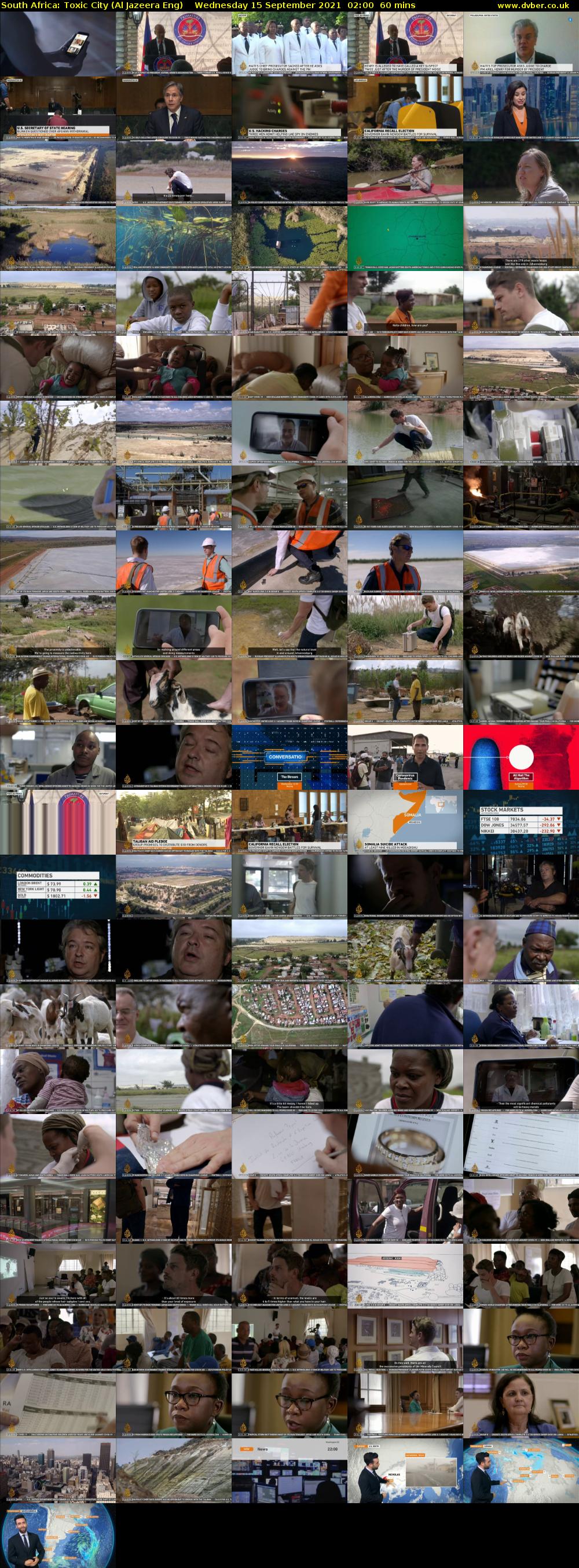 South Africa: Toxic City (Al Jazeera Eng) Wednesday 15 September 2021 02:00 - 03:00