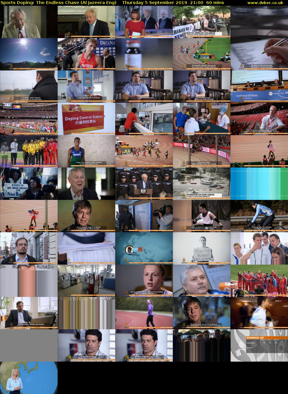 Sports Doping: The Endless Chase (Al Jazeera Eng) Thursday 5 September 2019 21:00 - 22:00