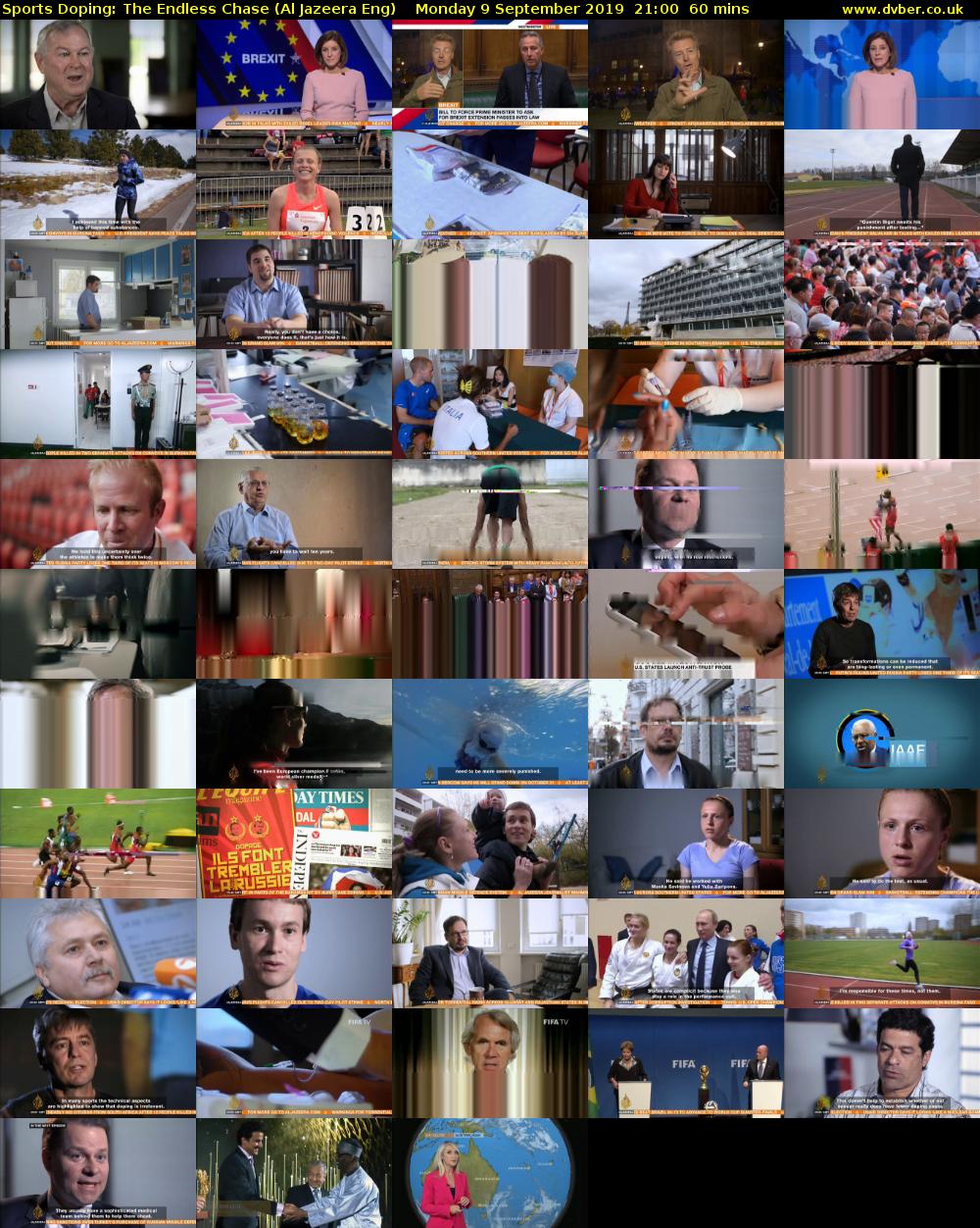 Sports Doping: The Endless Chase (Al Jazeera Eng) Monday 9 September 2019 21:00 - 22:00