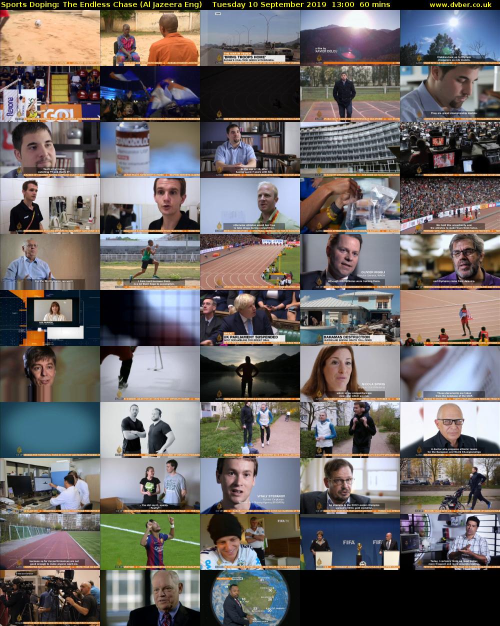 Sports Doping: The Endless Chase (Al Jazeera Eng) Tuesday 10 September 2019 13:00 - 14:00
