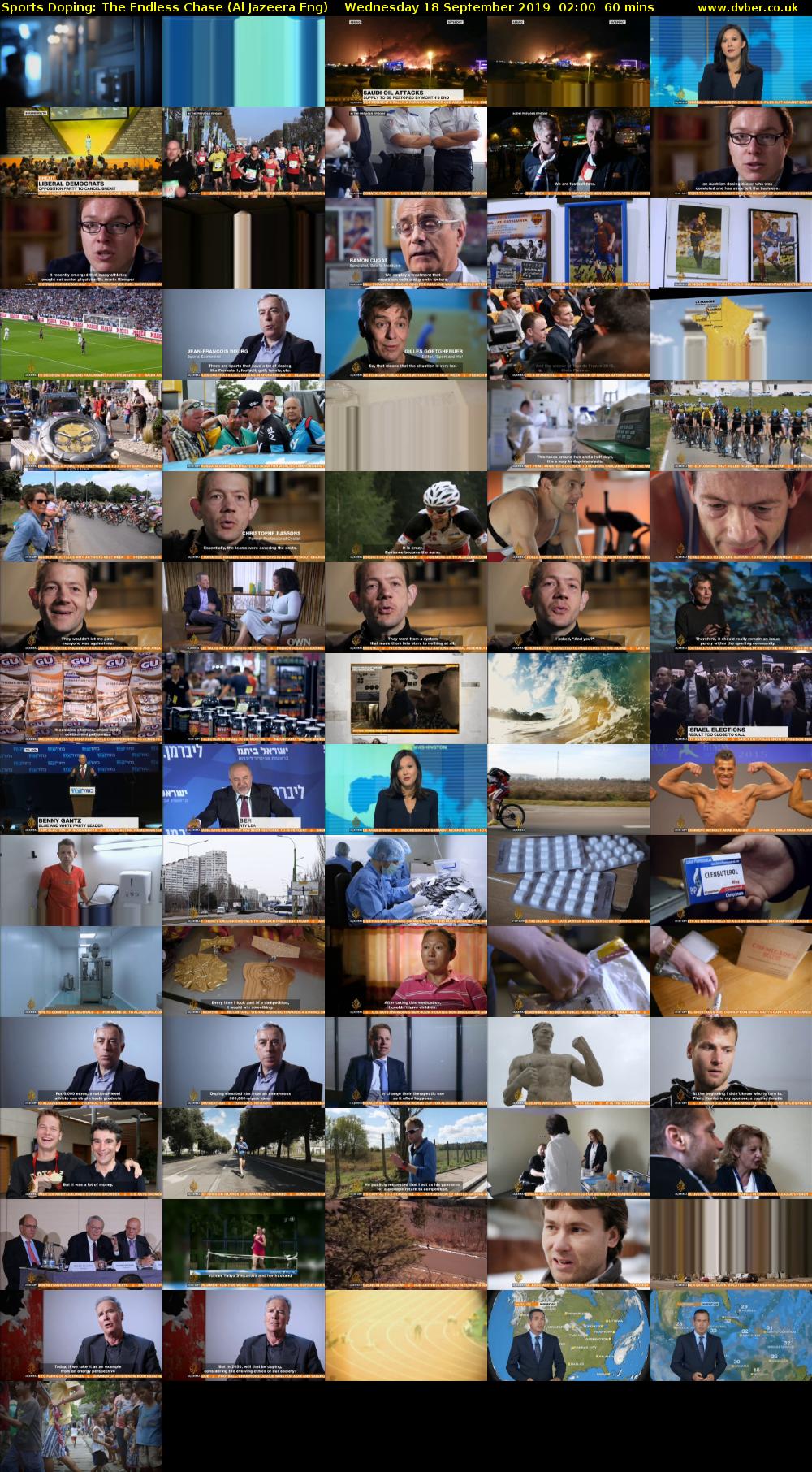 Sports Doping: The Endless Chase (Al Jazeera Eng) Wednesday 18 September 2019 02:00 - 03:00