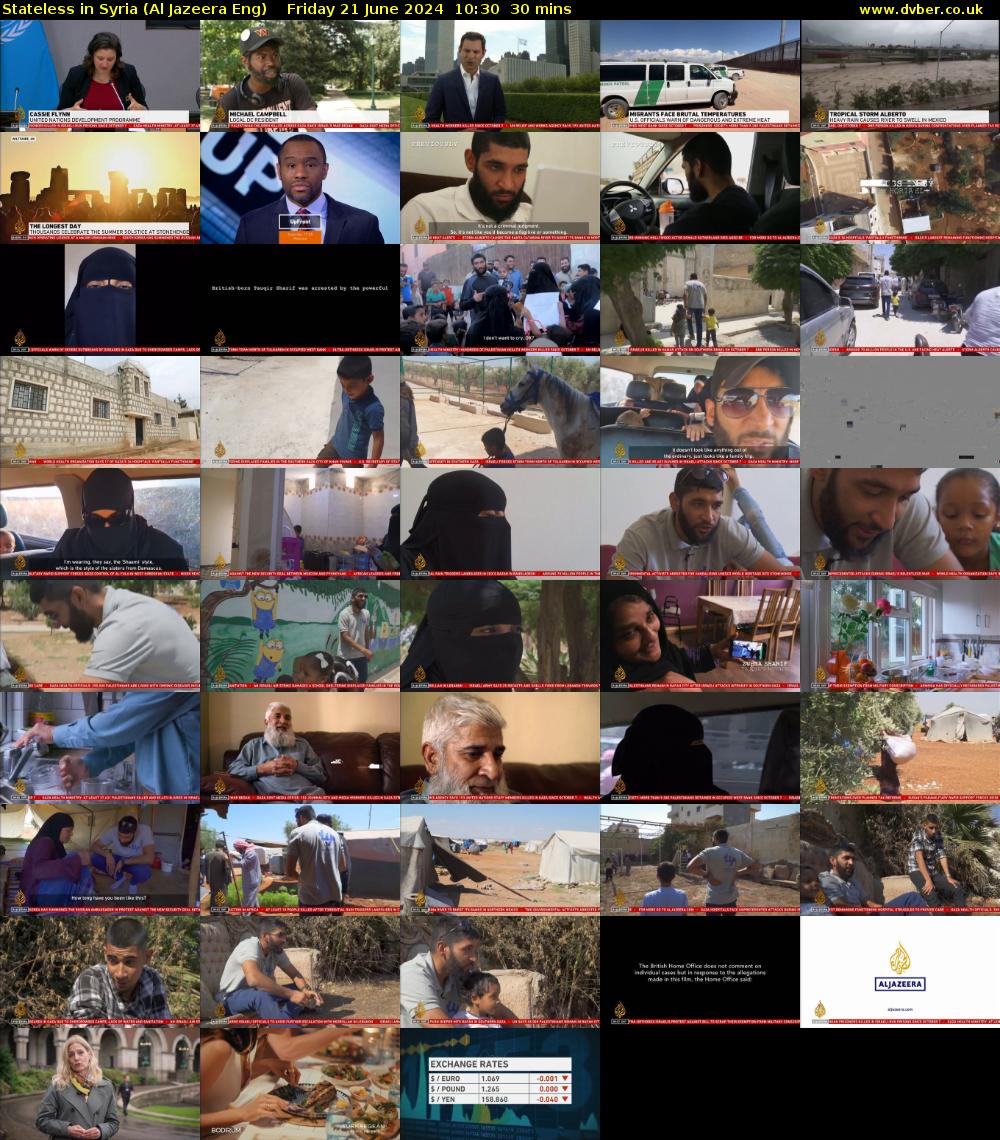 Stateless in Syria (Al Jazeera Eng) Friday 21 June 2024 10:30 - 11:00