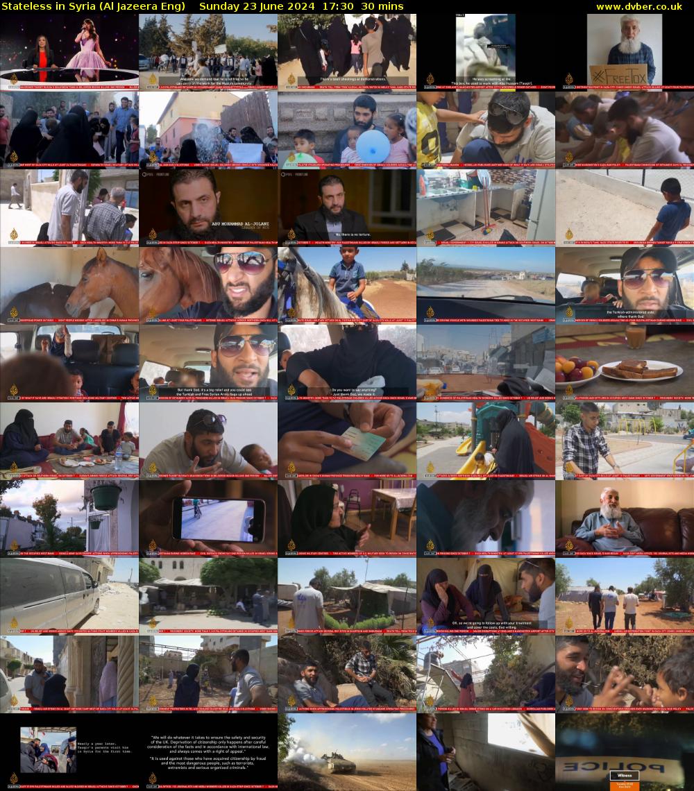 Stateless in Syria (Al Jazeera Eng) Sunday 23 June 2024 17:30 - 18:00