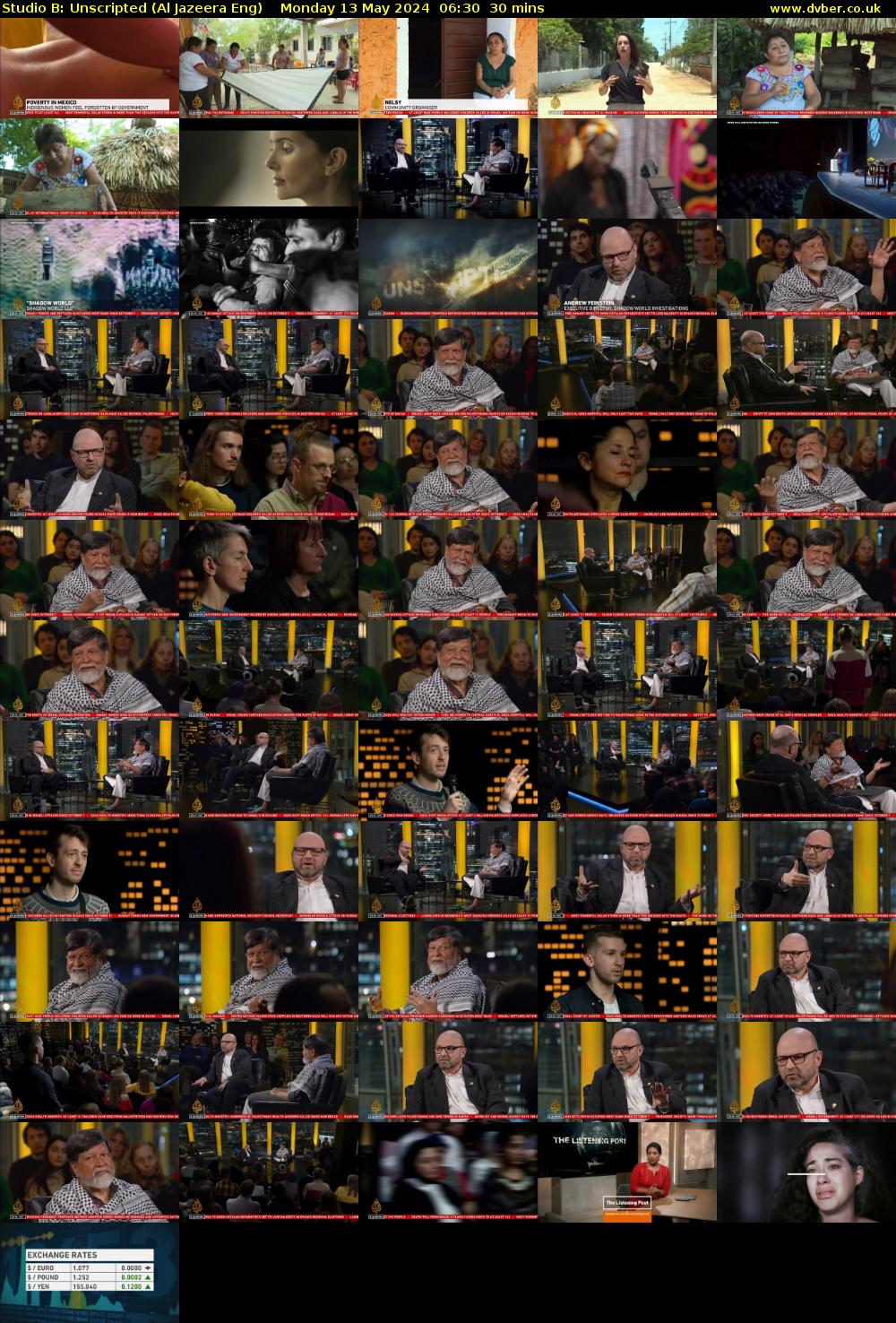 Studio B: Unscripted (Al Jazeera Eng) Monday 13 May 2024 06:30 - 07:00