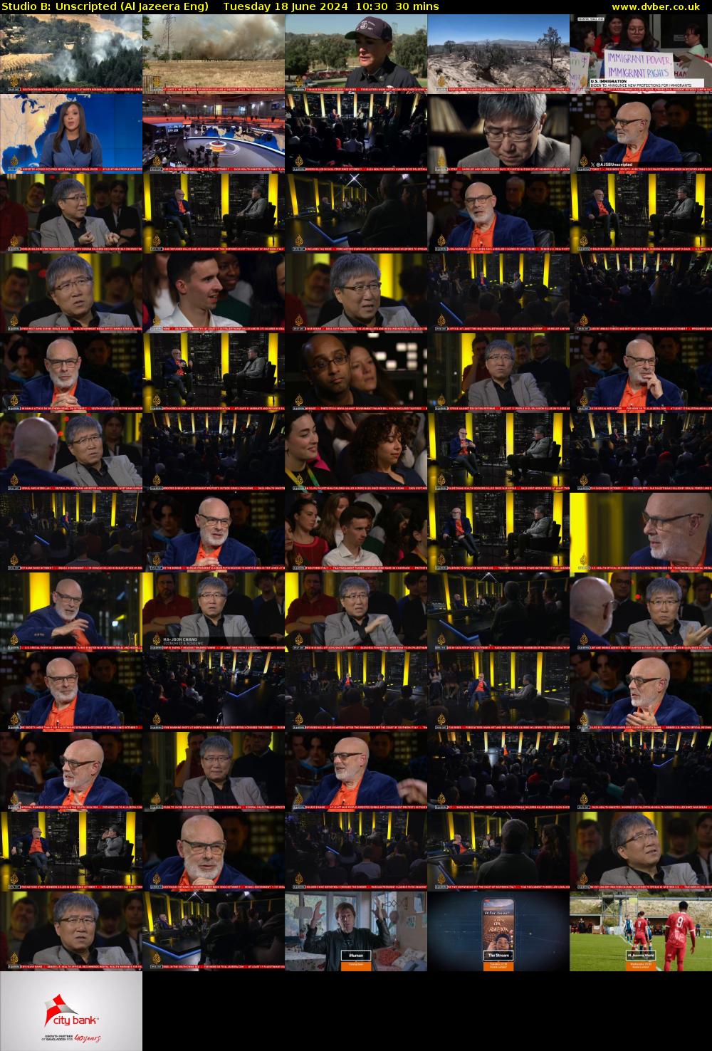 Studio B: Unscripted (Al Jazeera Eng) Tuesday 18 June 2024 10:30 - 11:00