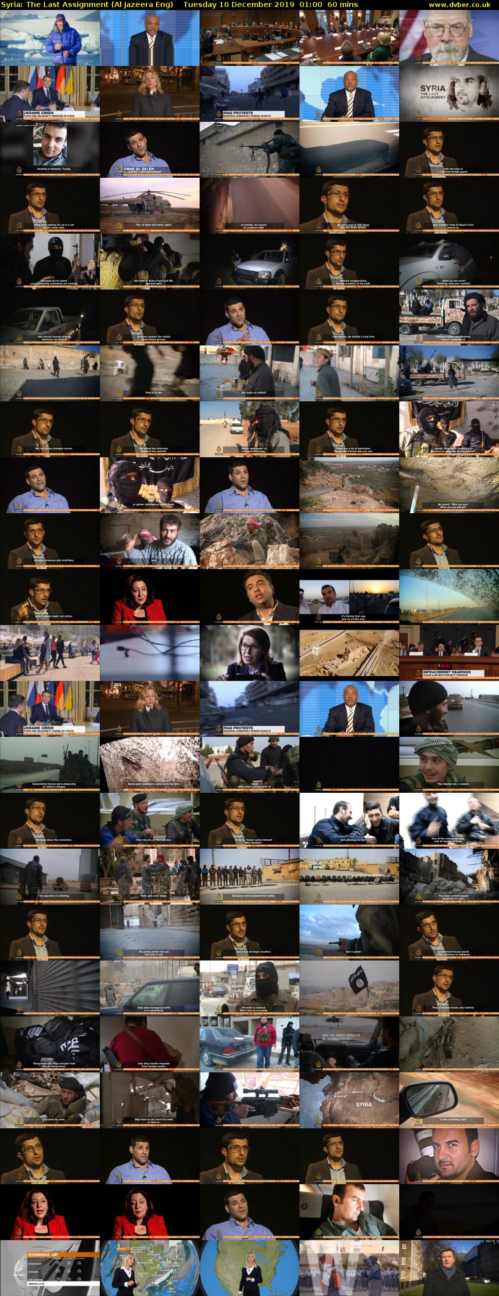 Syria: The Last Assignment (Al Jazeera Eng) Tuesday 10 December 2019 01:00 - 02:00