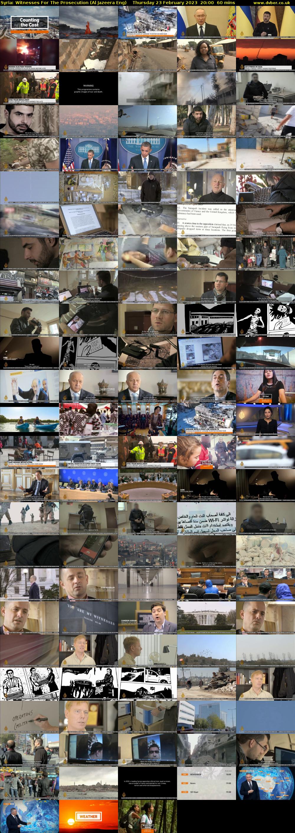 Syria: Witnesses For The Prosecution (Al Jazeera Eng) Thursday 23 February 2023 20:00 - 21:00