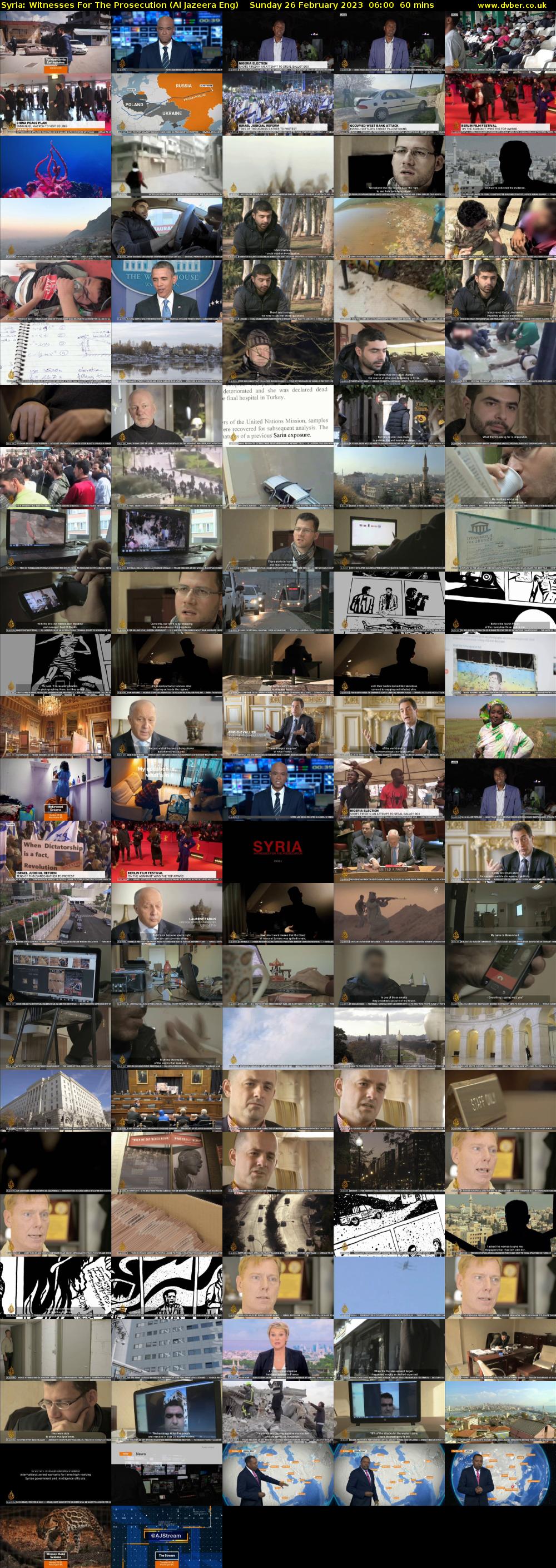 Syria: Witnesses For The Prosecution (Al Jazeera Eng) Sunday 26 February 2023 06:00 - 07:00
