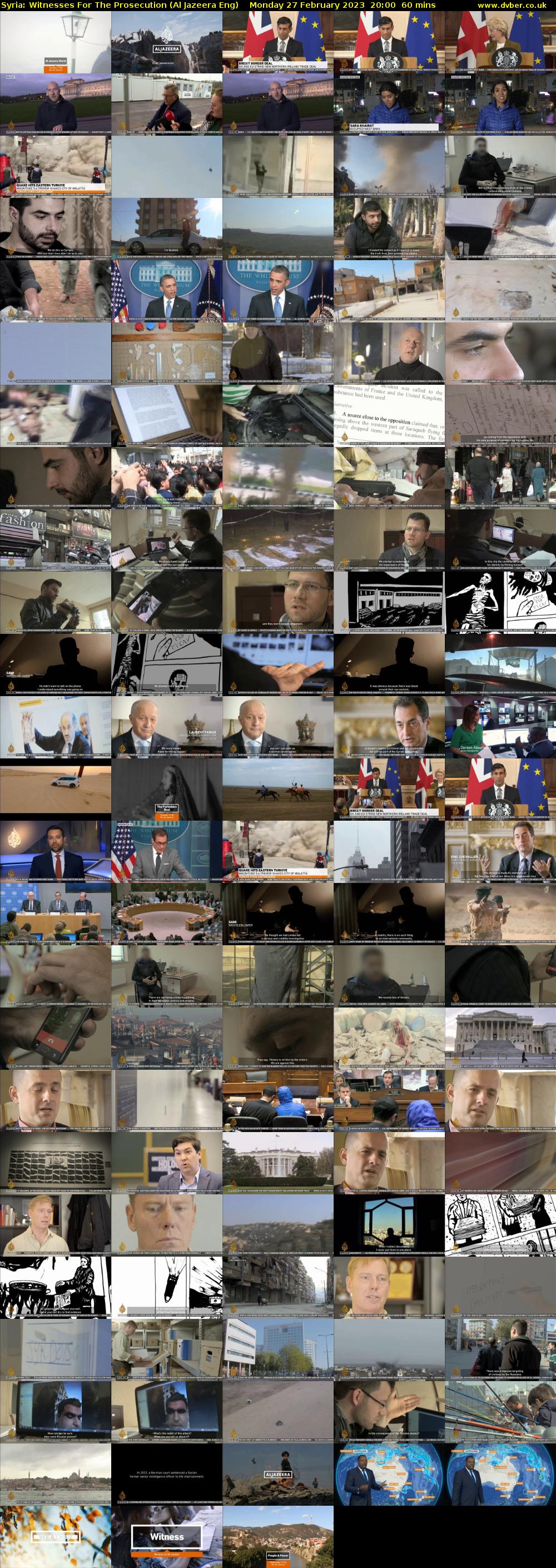 Syria: Witnesses For The Prosecution (Al Jazeera Eng) Monday 27 February 2023 20:00 - 21:00