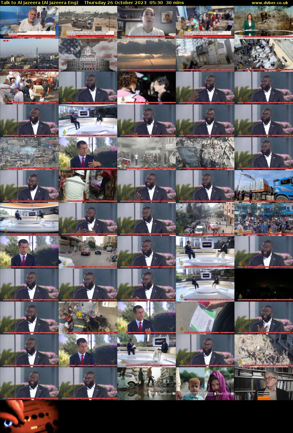 Talk to Al Jazeera (Al Jazeera Eng) Thursday 26 October 2023 05:30 - 06:00