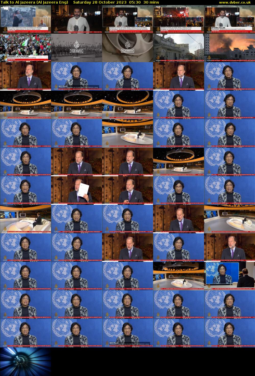 Talk to Al Jazeera (Al Jazeera Eng) Saturday 28 October 2023 05:30 - 06:00