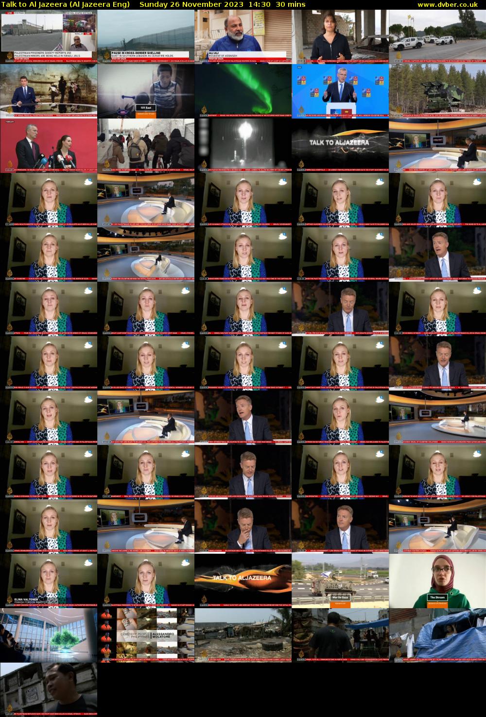 Talk to Al Jazeera (Al Jazeera Eng) Sunday 26 November 2023 14:30 - 15:00