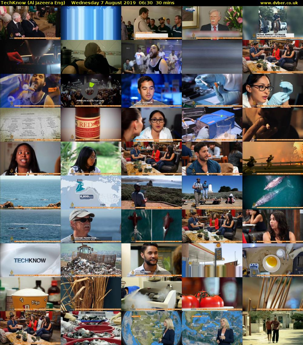 TechKnow (Al Jazeera Eng) Wednesday 7 August 2019 06:30 - 07:00