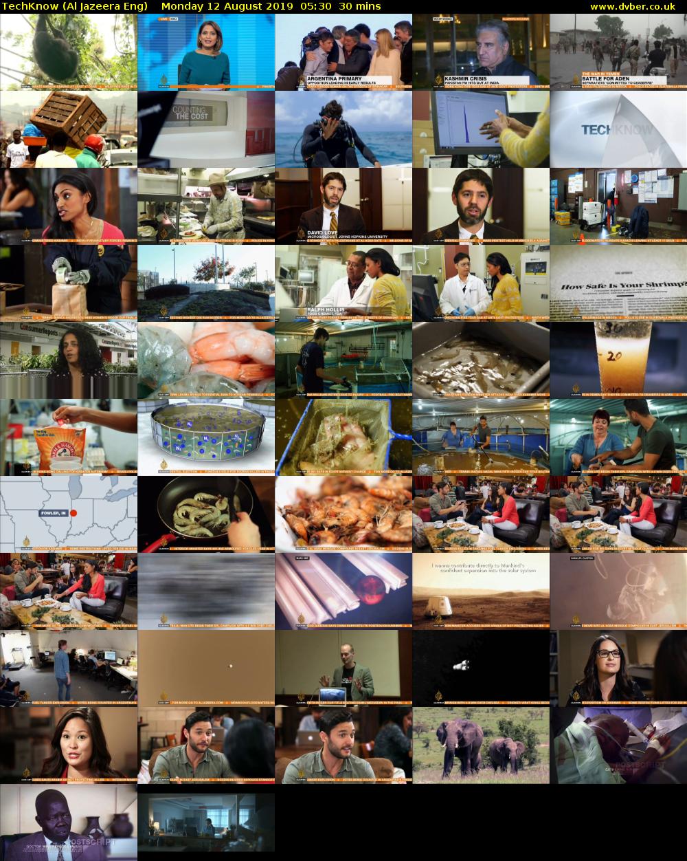 TechKnow (Al Jazeera Eng) Monday 12 August 2019 05:30 - 06:00