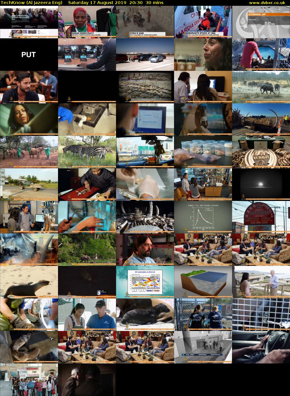 TechKnow (Al Jazeera Eng) Saturday 17 August 2019 20:30 - 21:00