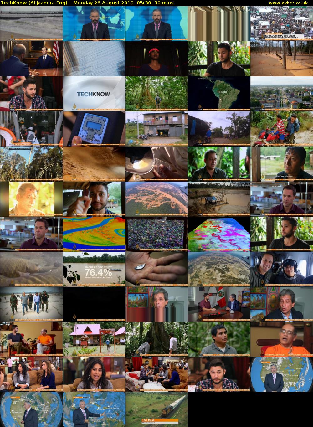 TechKnow (Al Jazeera Eng) Monday 26 August 2019 05:30 - 06:00