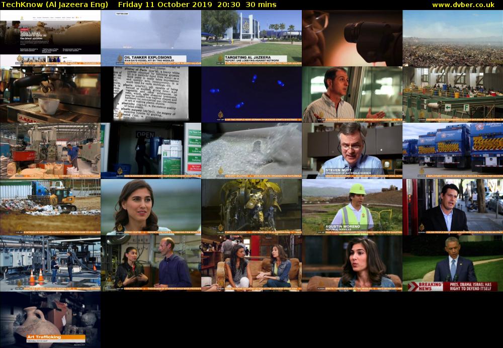 TechKnow (Al Jazeera Eng) Friday 11 October 2019 20:30 - 21:00