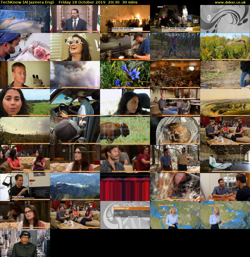 TechKnow (Al Jazeera Eng) Friday 18 October 2019 20:30 - 21:00
