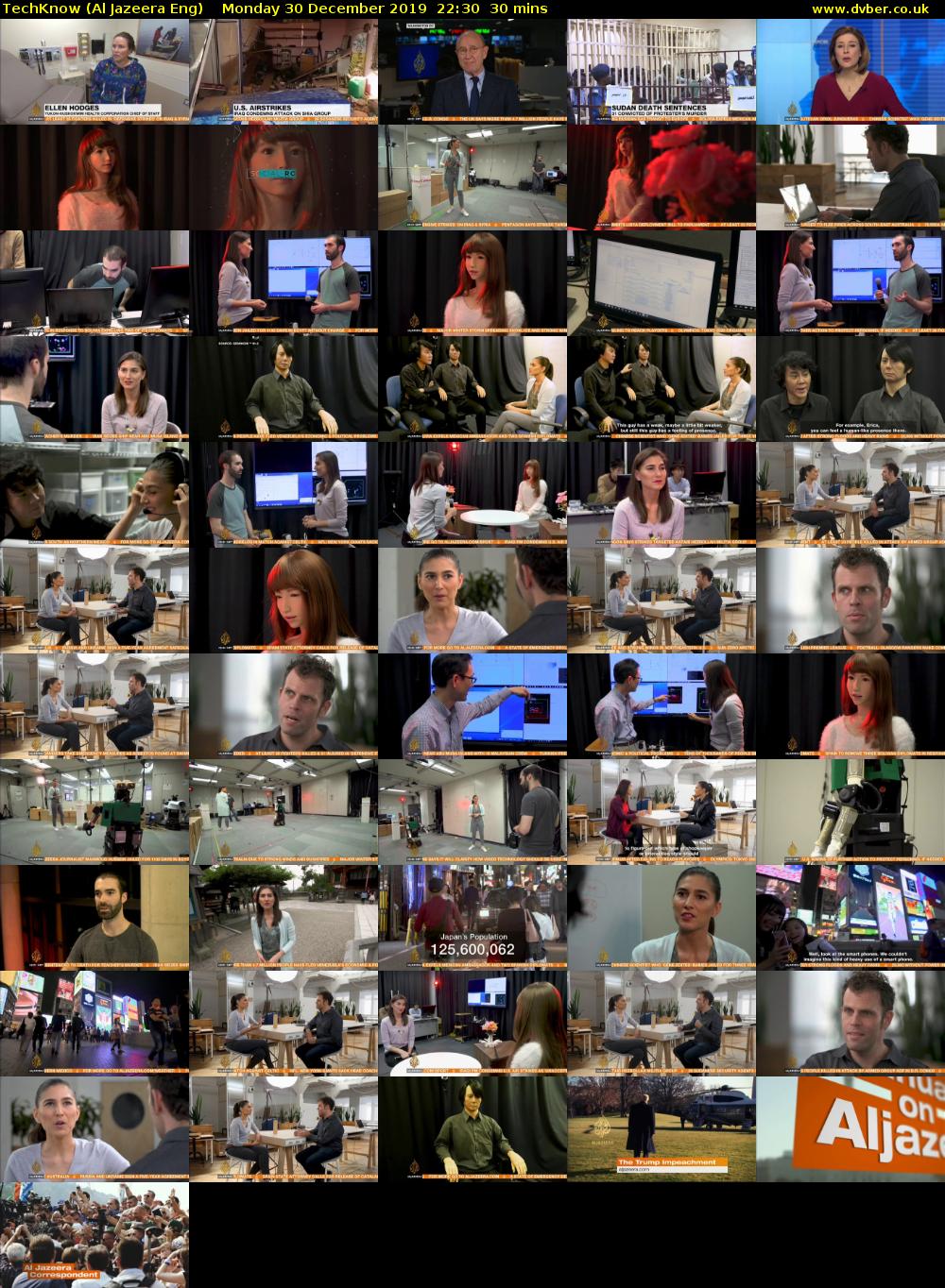 TechKnow (Al Jazeera Eng) Monday 30 December 2019 22:30 - 23:00