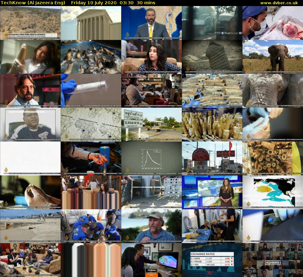 TechKnow (Al Jazeera Eng) Friday 10 July 2020 03:30 - 04:00
