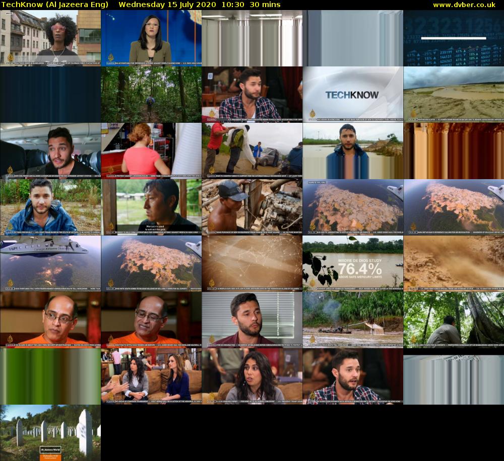 TechKnow (Al Jazeera Eng) Wednesday 15 July 2020 10:30 - 11:00