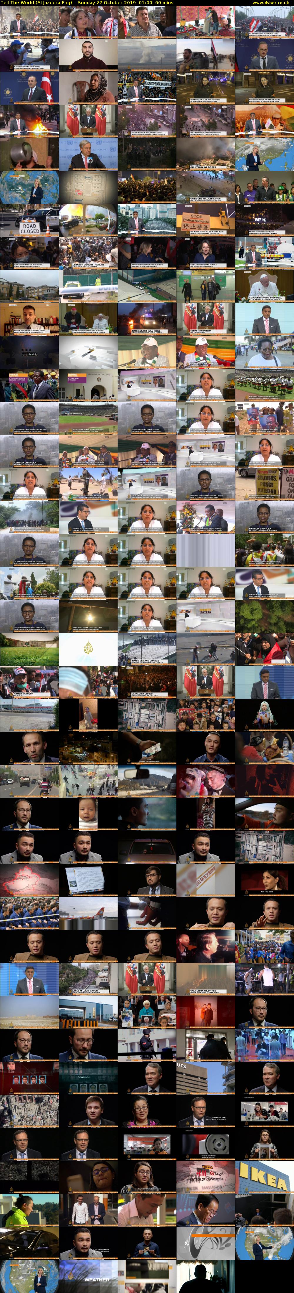 Tell The World (Al Jazeera Eng) Sunday 27 October 2019 01:00 - 02:00