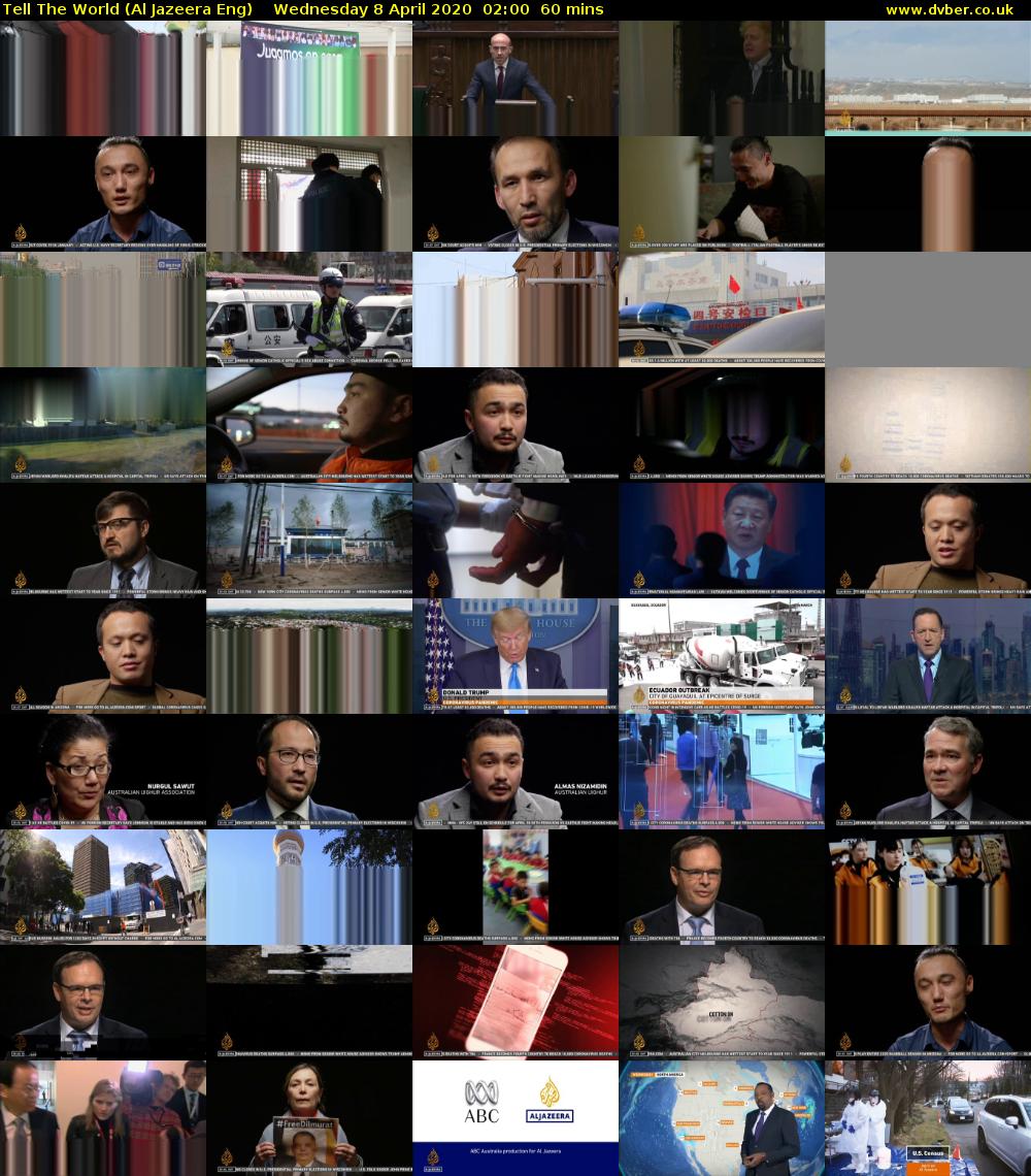 Tell The World (Al Jazeera Eng) Wednesday 8 April 2020 02:00 - 03:00
