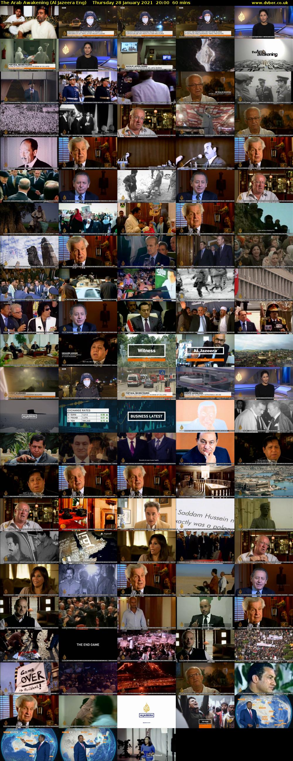 The Arab Awakening (Al Jazeera Eng) Thursday 28 January 2021 20:00 - 21:00