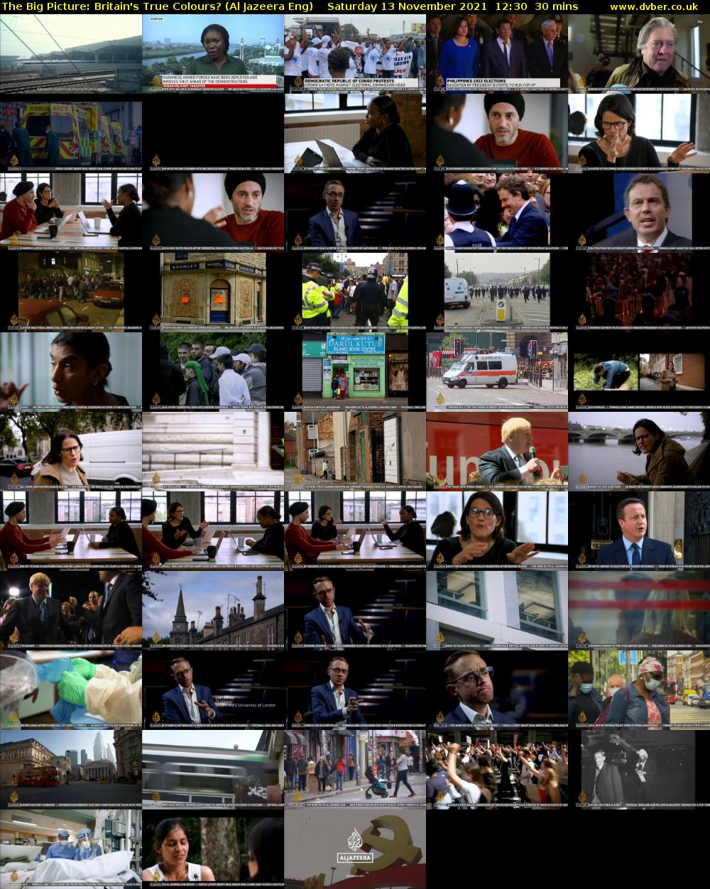 The Big Picture: Britain's True Colours? (Al Jazeera Eng) Saturday 13 November 2021 12:30 - 13:00