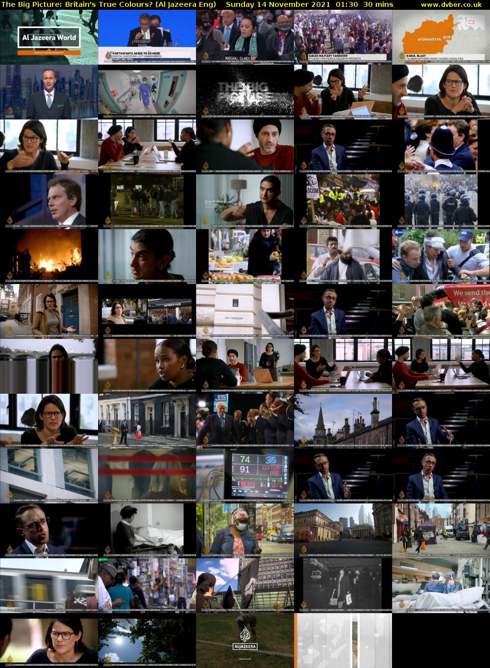 The Big Picture: Britain's True Colours? (Al Jazeera Eng) Sunday 14 November 2021 01:30 - 02:00