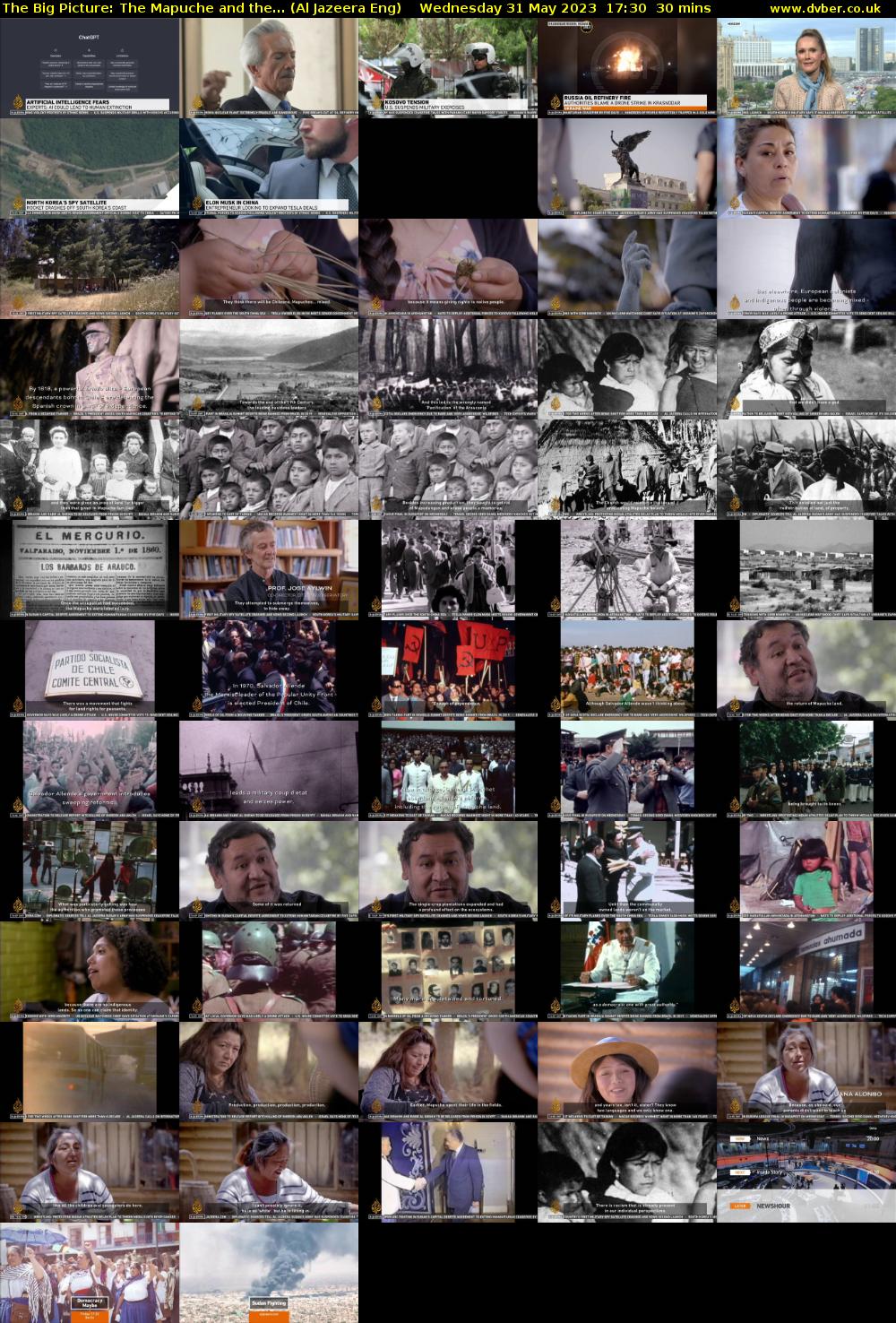 The Big Picture: The Mapuche and the... (Al Jazeera Eng) Wednesday 31 May 2023 17:30 - 18:00