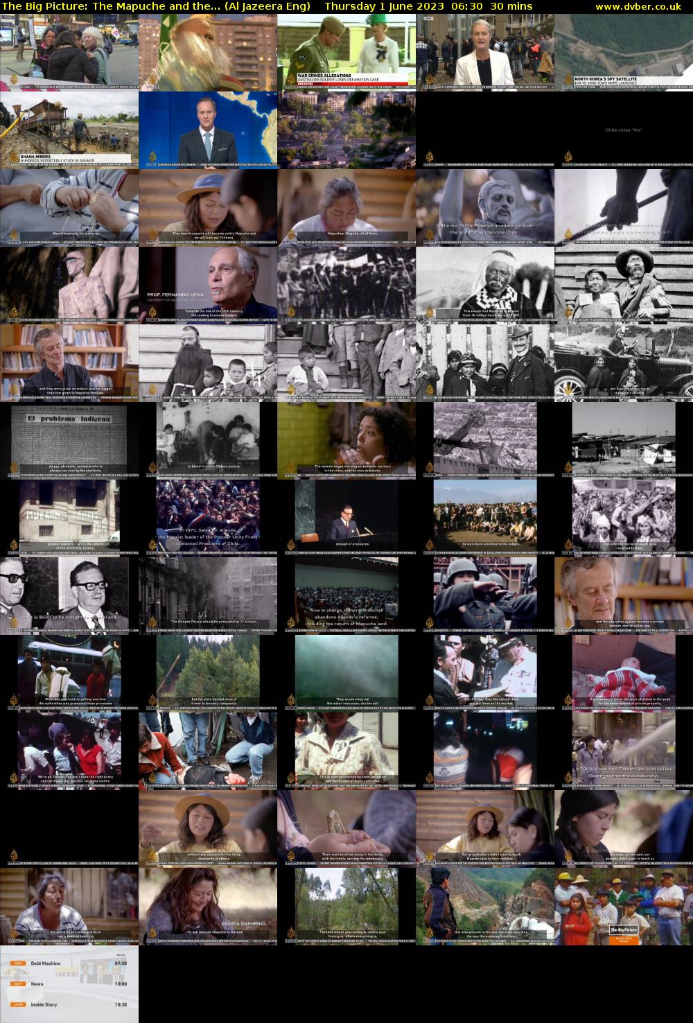 The Big Picture: The Mapuche and the... (Al Jazeera Eng) Thursday 1 June 2023 06:30 - 07:00