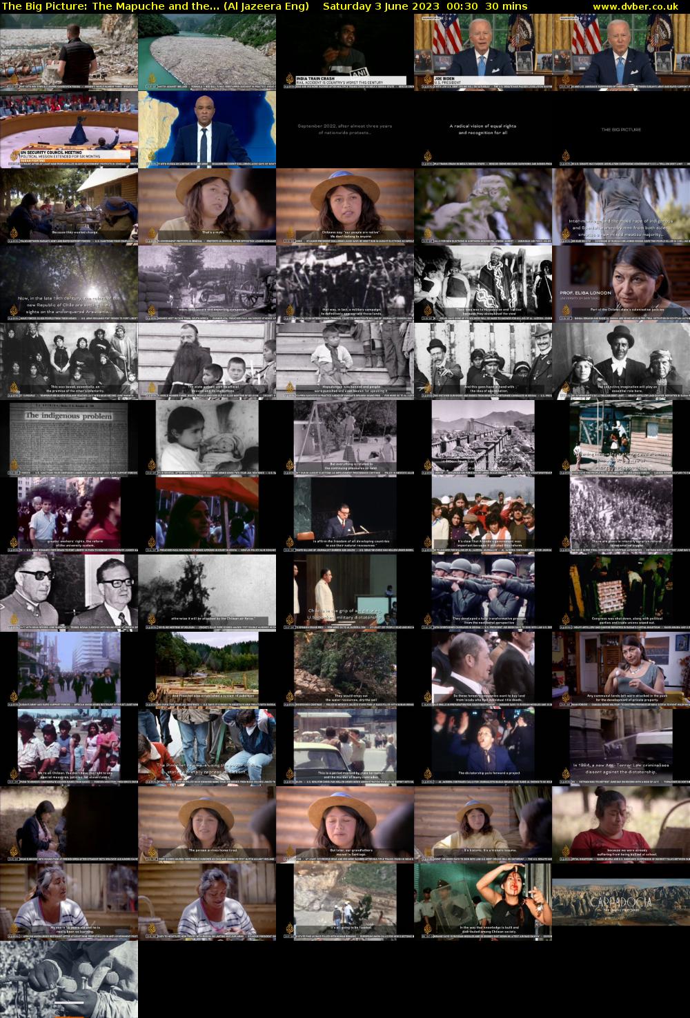 The Big Picture: The Mapuche and the... (Al Jazeera Eng) Saturday 3 June 2023 00:30 - 01:00