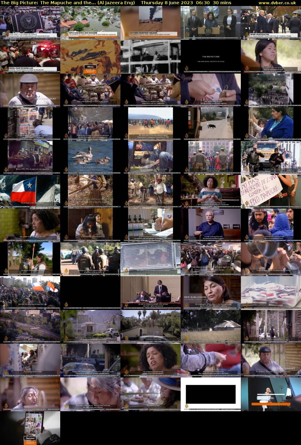 The Big Picture: The Mapuche and the... (Al Jazeera Eng) Thursday 8 June 2023 06:30 - 07:00