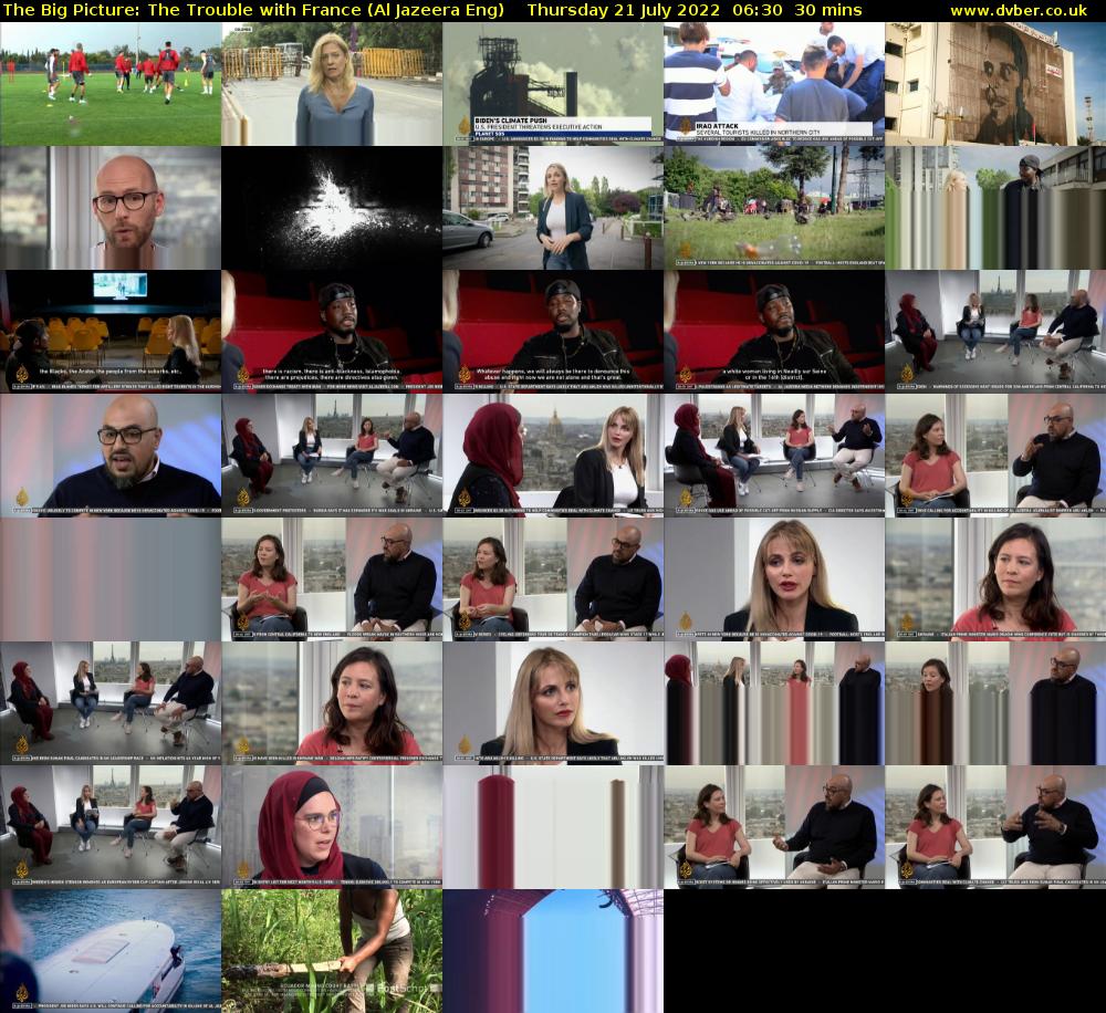 The Big Picture: The Trouble with France (Al Jazeera Eng) Thursday 21 July 2022 06:30 - 07:00