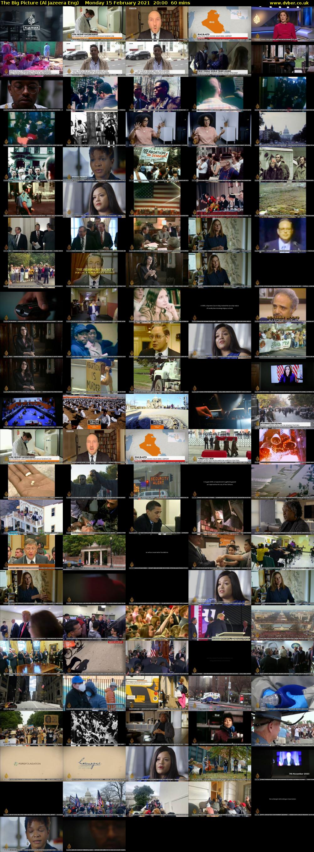 The Big Picture (Al Jazeera Eng) Monday 15 February 2021 20:00 - 21:00