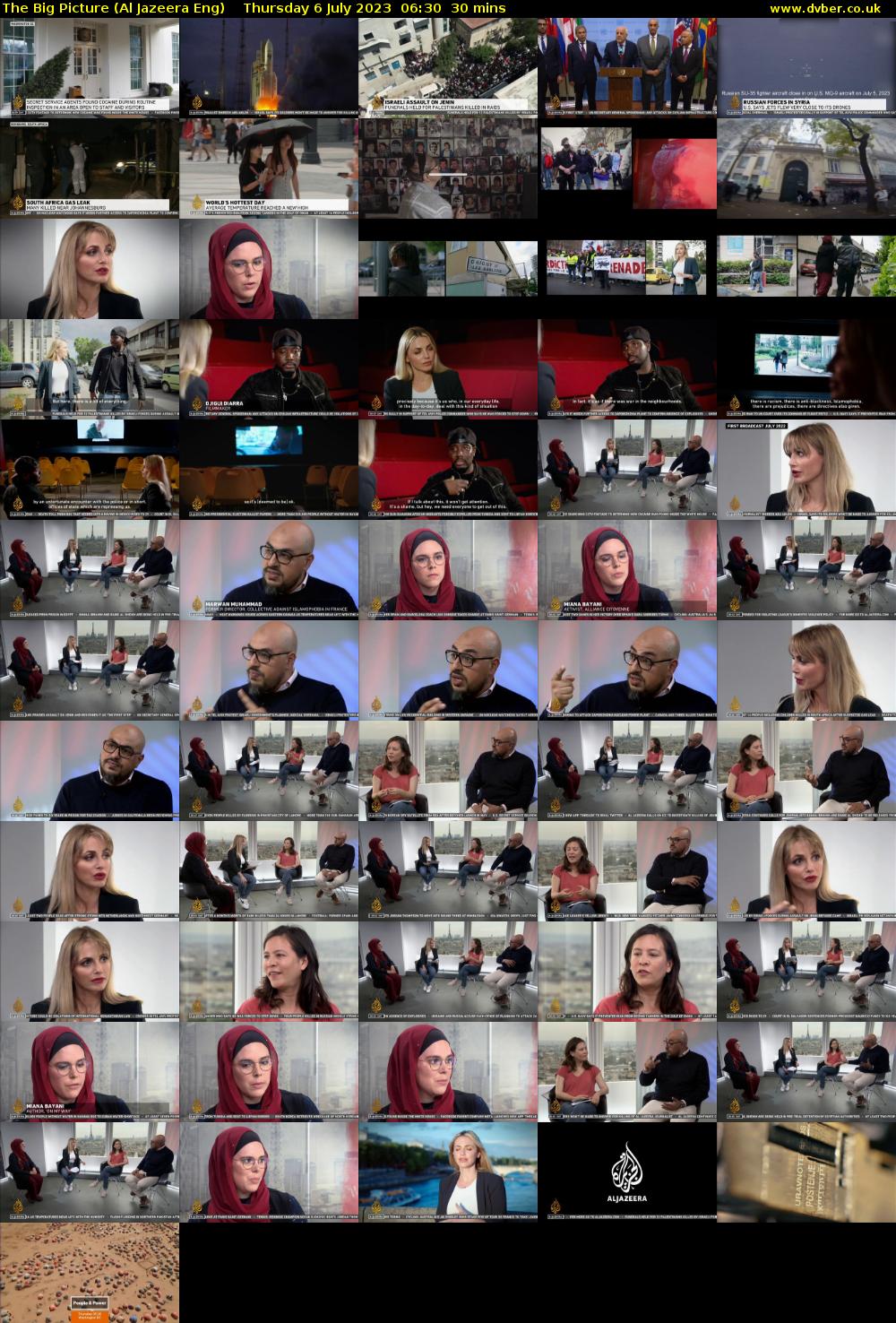The Big Picture (Al Jazeera Eng) Thursday 6 July 2023 06:30 - 07:00