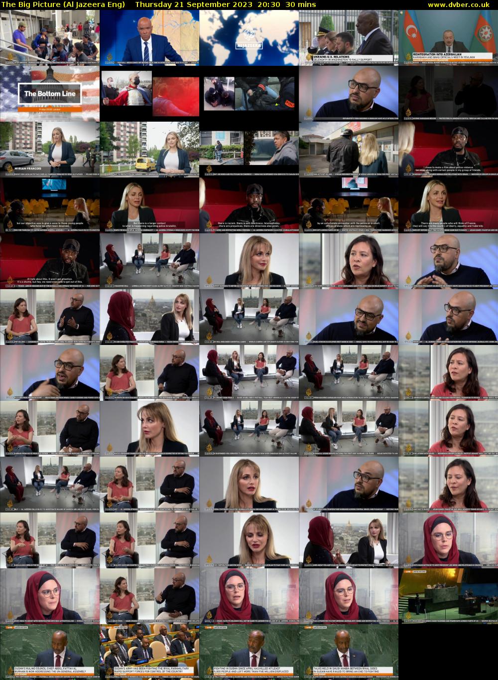 The Big Picture (Al Jazeera Eng) Thursday 21 September 2023 20:30 - 21:00
