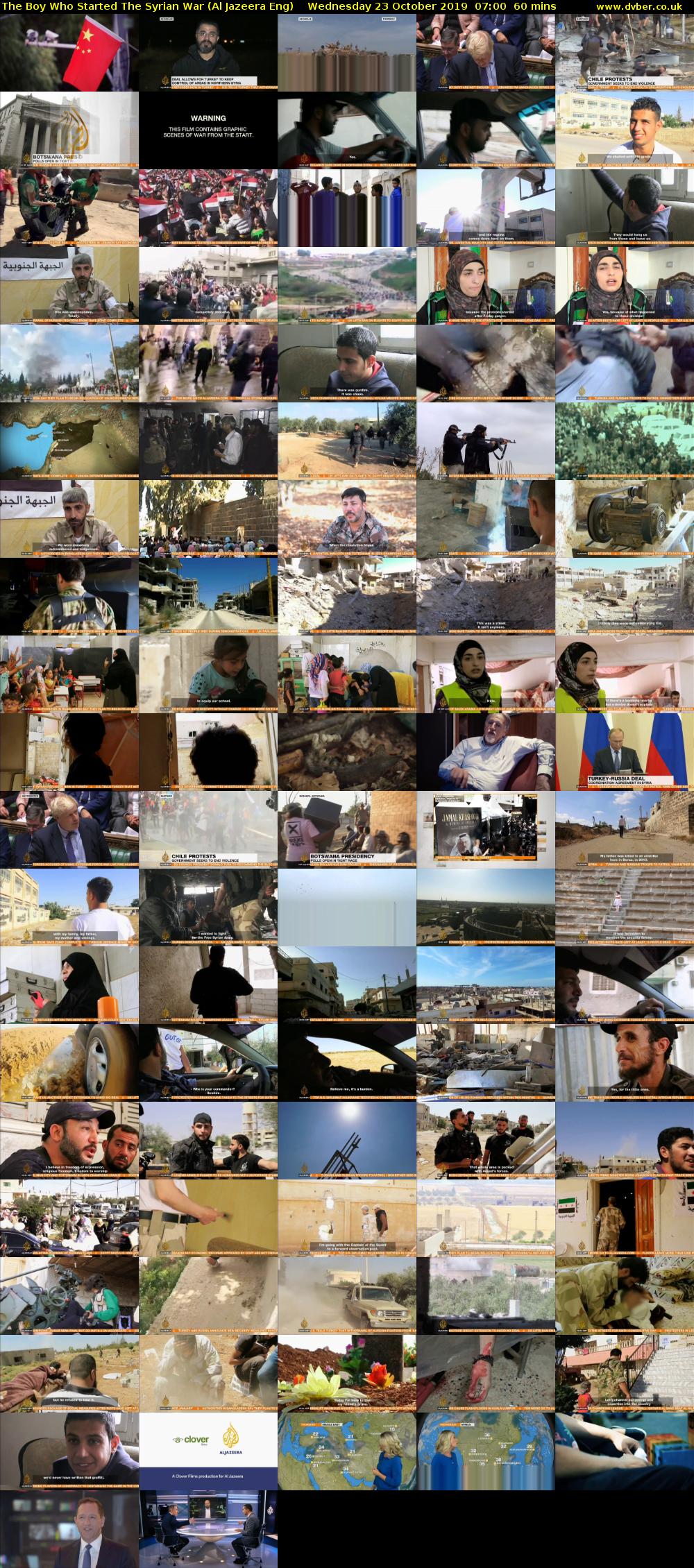 The Boy Who Started The Syrian War (Al Jazeera Eng) Wednesday 23 October 2019 07:00 - 08:00
