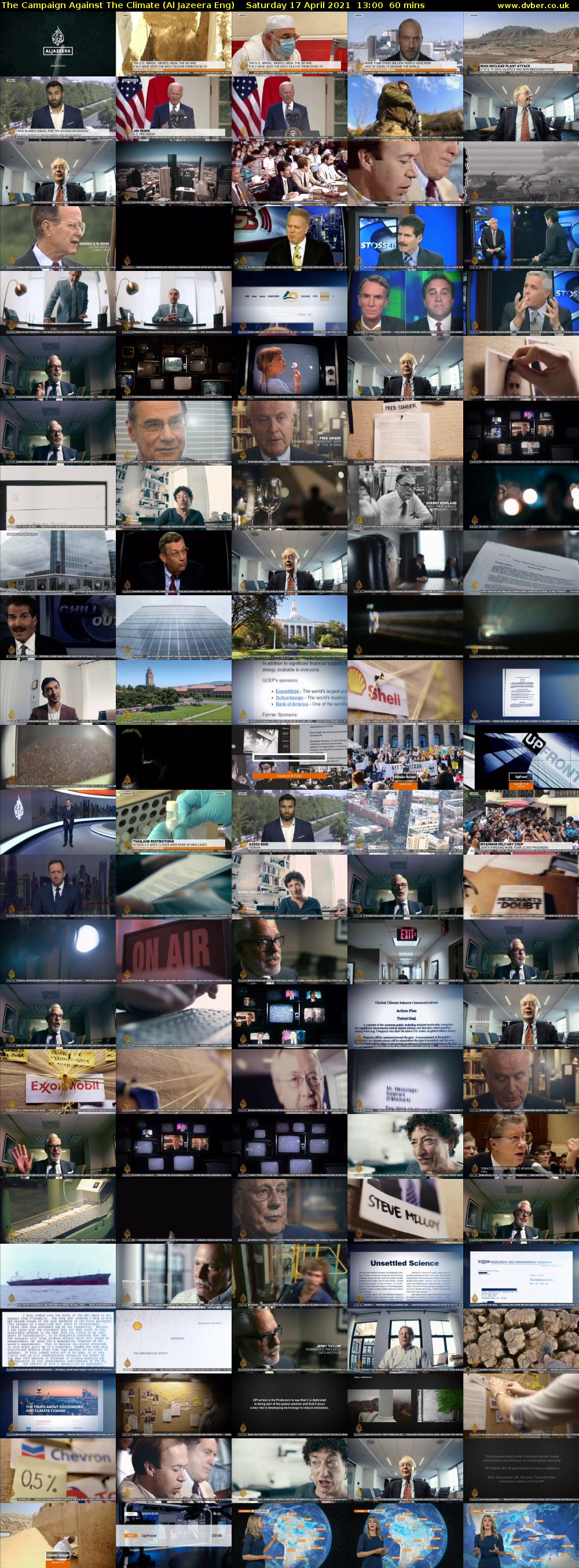 The Campaign Against The Climate (Al Jazeera Eng) Saturday 17 April 2021 13:00 - 14:00