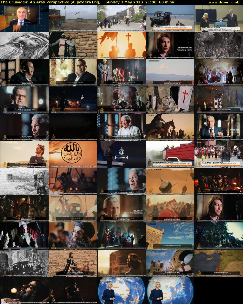 The Crusades: An Arab Perspective (Al Jazeera Eng) Sunday 3 May 2020 21:00 - 22:00