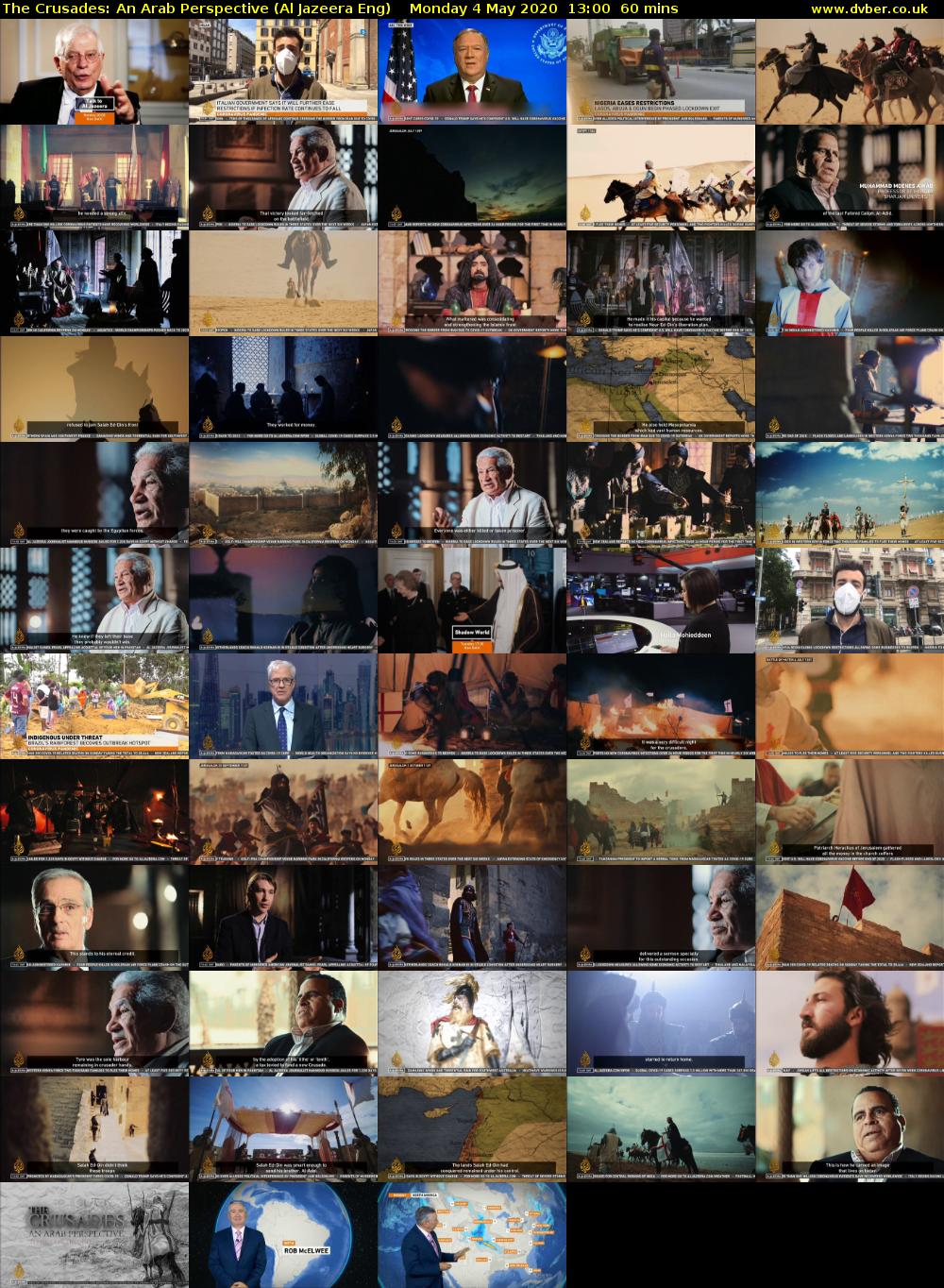 The Crusades: An Arab Perspective (Al Jazeera Eng) Monday 4 May 2020 13:00 - 14:00
