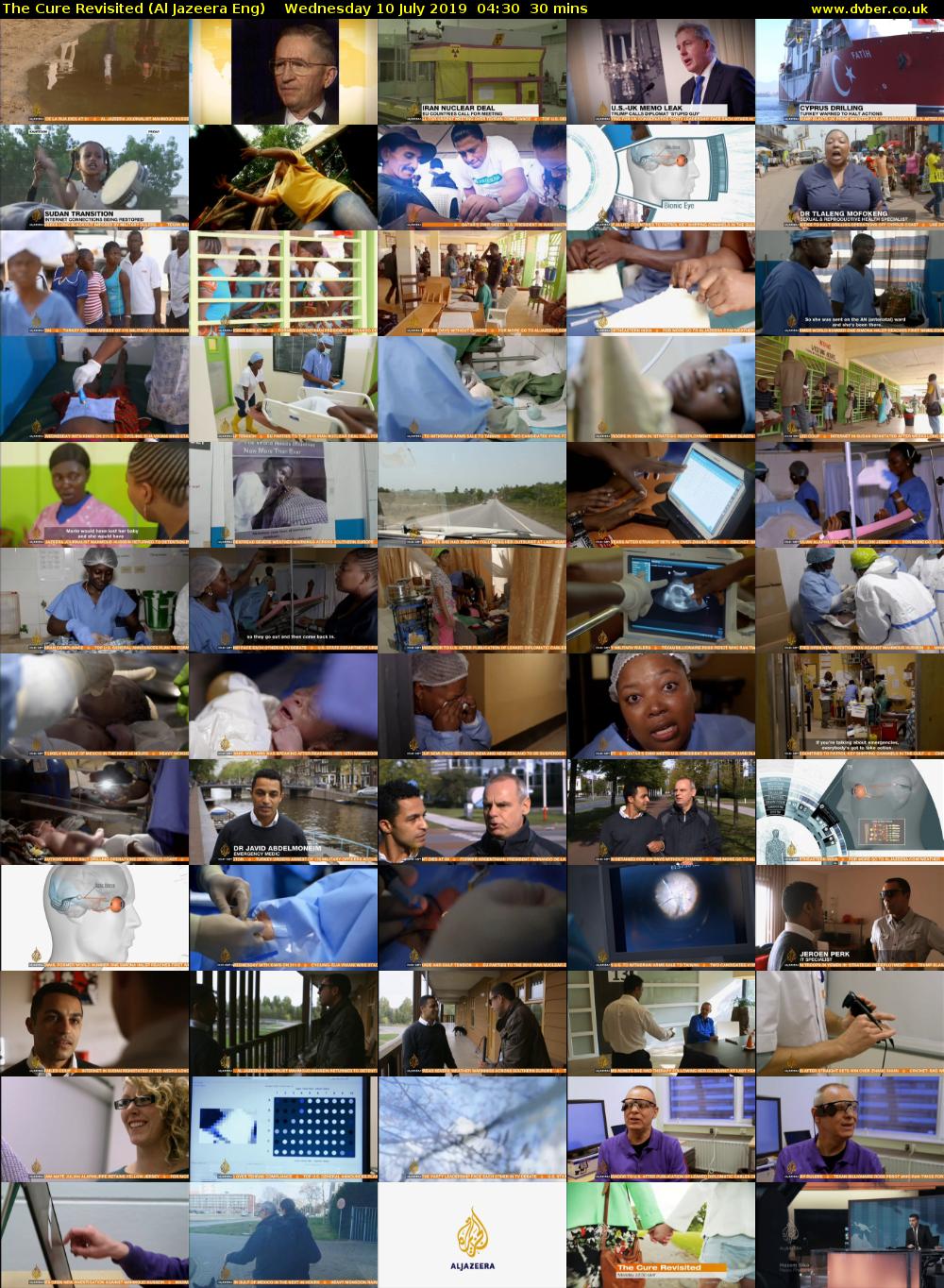 The Cure Revisited (Al Jazeera Eng) Wednesday 10 July 2019 04:30 - 05:00