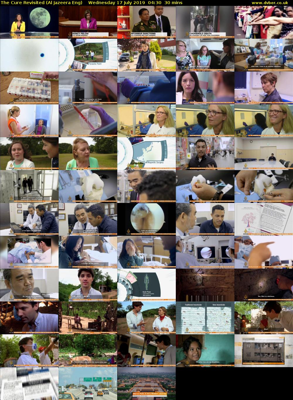 The Cure Revisited (Al Jazeera Eng) Wednesday 17 July 2019 04:30 - 05:00