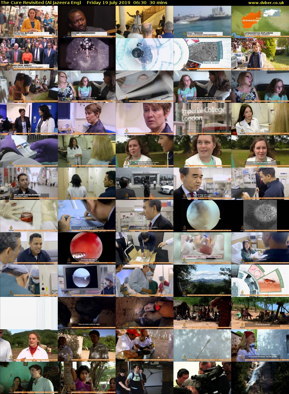 The Cure Revisited (Al Jazeera Eng) Friday 19 July 2019 06:30 - 07:00